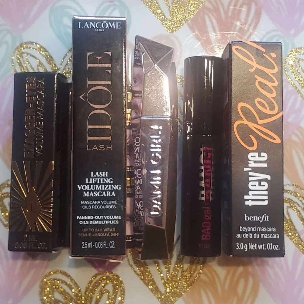 Benefit, Lancôme, Charlotte Tilbury, Too Faced Mascara Set